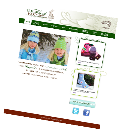 Northland Woolens Website